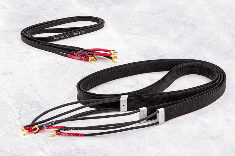 영국 왕실이 보증하는 케이블 텔루륨 QTellurium Q Ultra Black II, Black II Speaker Cable